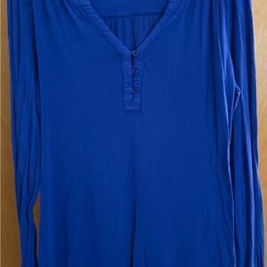 Lilly Pulitzer Royal Blue Tunic Top